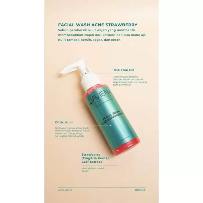 Facial Wash Acne Daviena Skincare 1