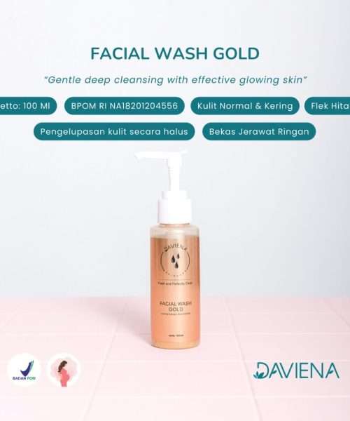 Daviena Skincare Jambi 4 Facial Wash Gold Daviena Skincare 3