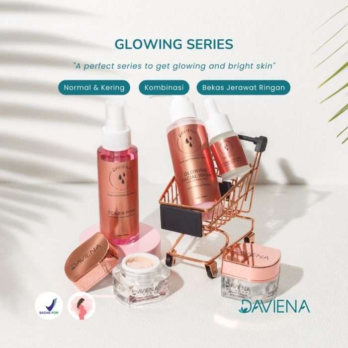 Paket glowing daviena skincare