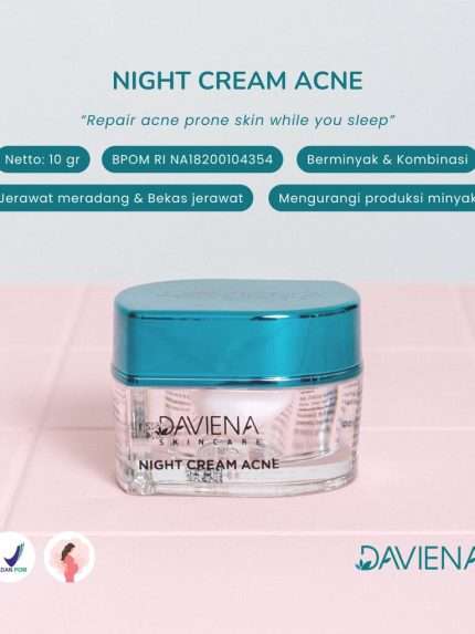 Night Cream Acne Daviena Skincare